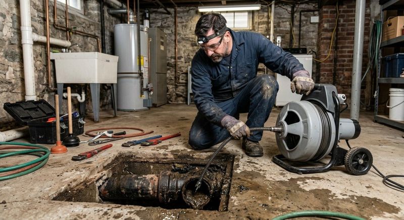 Basement Drain Clearing in Columbus, OH