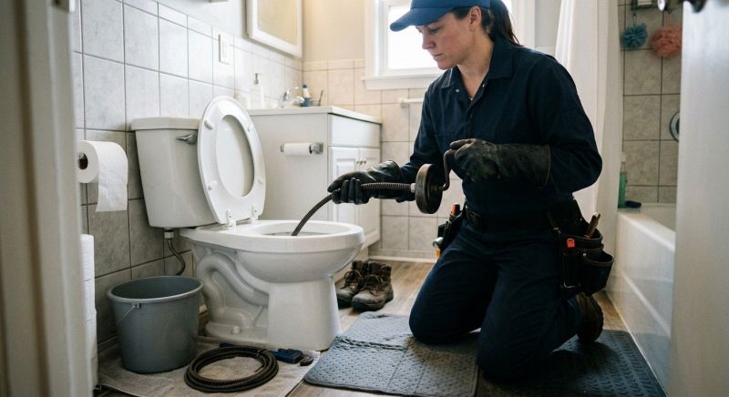Toilet Drain Repair in Denver, CO
