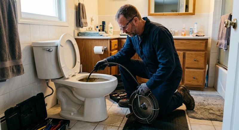 Backed Up Toilet Repair in Columbus, OH