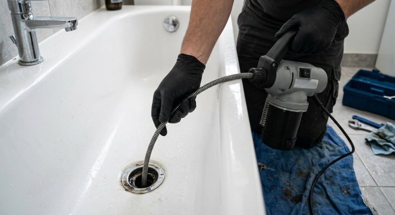 Bathtub Drain Clearing in Denver, CO