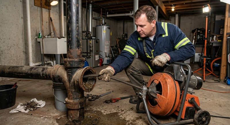 Drainage Pipe Unclogging in Denver, CO