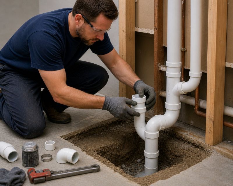 Floor Plumbing Installation in Denver, CO